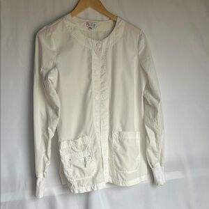 Peaches Uniforms Classic White Jacket